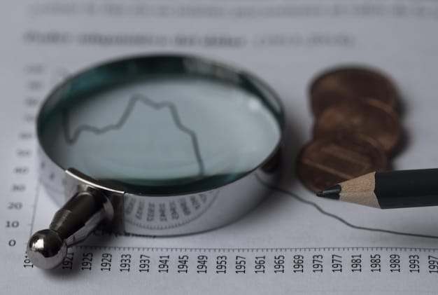 A visual representation of different asset classes, such as stocks, bonds, real estate, and commodities, arranged in a balanced pie chart, with a magnifying glass examining the details.