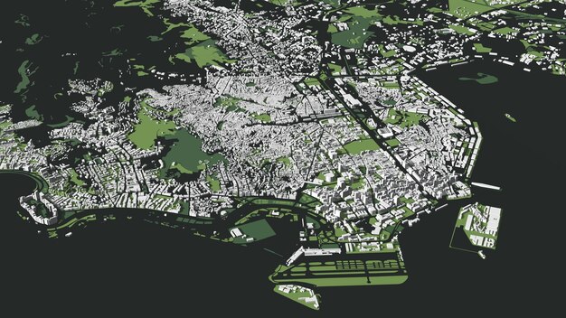 A map of a major Australian city, highlighting areas with high property growth potential. Use color-coding to represent different growth rates, and include labels for key amenities and infrastructure projects.