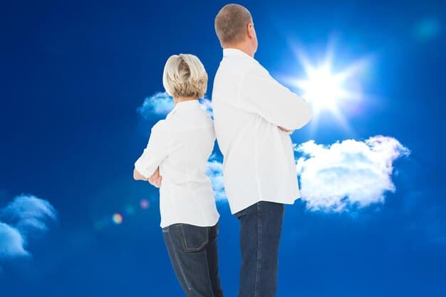 A split image showing a person contributing to their superannuation on one side and a retiree enjoying a comfortable lifestyle on the other, symbolizing the benefits of superannuation.